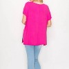 Women's Boat Neck Short Sleeve Tee Top - a.gain - 2 of 2