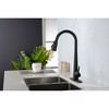 ALEXOUN  Kitchen Faucet with Pull Down Sprayer , High Arc Single Handle Kitchen Sink Faucet with Deck Plate - 4 of 4