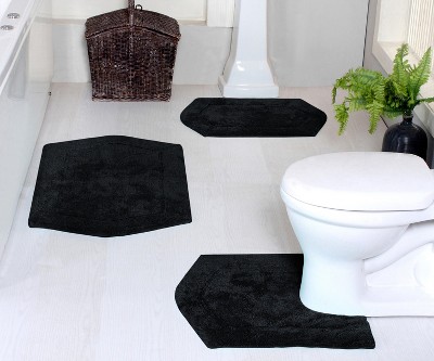 Waterford Collection Cotton Tufted Set of 3 Bath Rug Set - Home Weavers