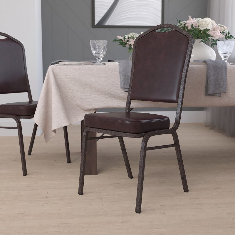 Flash Furniture HERCULES Series Crown Back Stacking Banquet Chair, 3 of 15