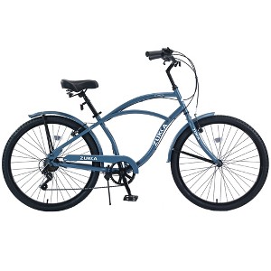 Gulches Women's Beach Cruiser Bike ¨C 26 Inch, 17 Inch Steel Frame, Shimano 7-Speed, Dual V-Brakes, Multiple Colors, Comfort-Focused - 1 of 4