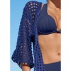 VENUS Womens Crochet Duster Cover-Up - 3 of 4