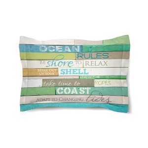 Laural Home Ocean Rules 20" x 26" Comforter Sham - 1 of 1