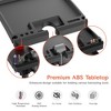TASALON 2-Tier Salon Tray on Wheels, Rolling Hair Salon Cart with Tool Holder - Black - 2 of 4