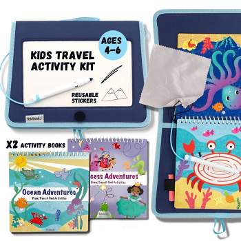 Totebook Kids' Travel Dry Erase Activity Kit - Ocean + Princess