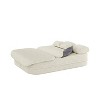 75'' 2-in-1 Foldable Sofa Bed, Convertible Floor Couch with Foam Cushion and Multi Functional Blanket for Living Room Bedroom Studio - 3 of 4