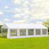 Resenkos Canopy, Outdoor Canopy Tent,20' x 32' Heavy Duty Party Tent & Carport with Removable Sidewalls and Double Doors, White - 2 of 4