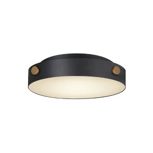 Maxim Lighting Rivet 1 - Light Flush Mount in  Black/Antique Brass - 1 of 1