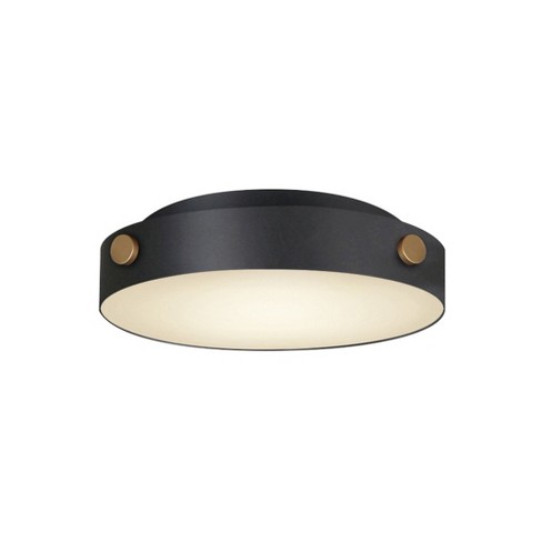 Maxim Lighting Rivet 1 - Light Flush Mount in  Black/Antique Brass - image 1 of 1