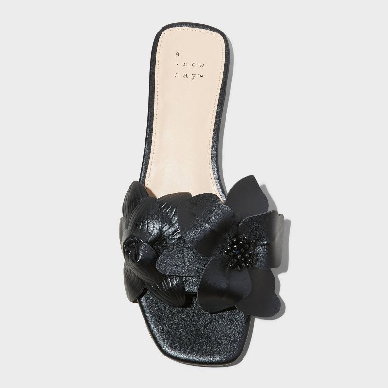 Women&#39;s Alyssa Floral Slide Sandals - A New Day&#8482;, 4 of 12