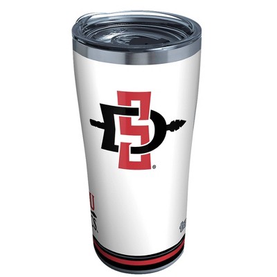 NCAA San Diego State Aztecs 20oz Arctic Stainless Steel Tumbler