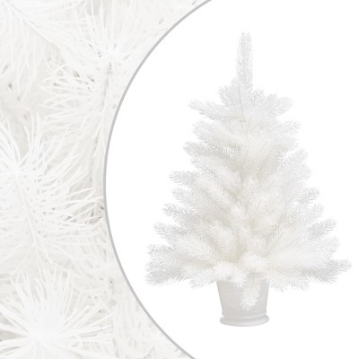 vidaXL Artificial Christmas Tree Lifelike Needles White 2 ft