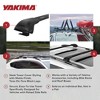 Yakima TimberLine FX SM Single Integrated Crossbar for Raised Rails, Matte Black - 3 of 4