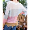 Women's Frayed Light Weight Sweater - Mainstrip - 3 of 3