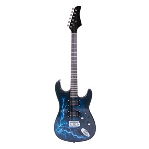 TopComfy Toy Guitars and String Instruments Lightning Style Guitar With Accessories Kids Fun Kids Learning Toy For Kids, Blue, 41.34"*16.93"*3.35" - 1 of 4