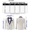 Men's Paisley Tuxedo Jacket Shawl Lapel One Button Suit Jacket Floral Blazer for Dinner Wedding Prom Party - 4 of 4