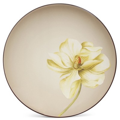 Noritake Colorwave Chocolate Magnolia Floral Accent Plate