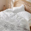3 Pieces Boho Duvet Cover Set for All Seasons Soft Shabby Chic Embroidery Boho Bedding - 3 of 4