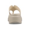 Journee Women's Carah Flip Flop Wedge Sandals - 3 of 4