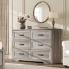 Garvee 5/6 Drawers Dresser for Bedroom,Chest of Drawers,Farmhouse Modern Wooden Dresser,Storage Organizer Dresser for Bedroom,Living Room,Kids Room - 3 of 4