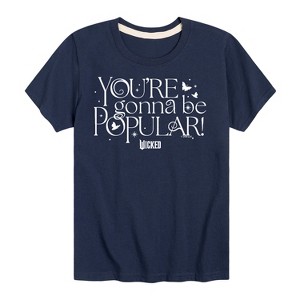 Boys' - Wicked - You'Re Gonna Be Popular Short Sleeve Graphic T-Shirt - 1 of 4