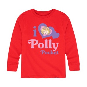 Boys' - Polly Pocket - I Love Polly Pocket Long Sleeve Graphic T-Shirt - 1 of 3