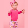 RuffleButts Baby Girls Knit Long Sleeve Ruffle Layering Bodysuit - 3 of 4