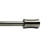 Versailles Sculpted Corset Finial Steel Heavy Duty Curtain Rod Set for Windows Antique Pewter - 2 of 4