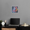 Notoriart Colorful Light Up Neon Sneaker Wall Art Framed - 2 of 4