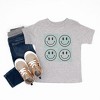 The Juniper Shop Four Checkerboard Smiley Face Toddler Short Sleeve Tee - 2 of 2
