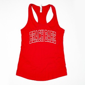 Simply Sage Market Women's Beach Babe Varsity Racerback Tank - 1 of 2