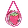 Glamlily Set of 2 Strawberry Makeup Bag for Face Powder, Mascara, Lipgloss, Clear Travel Bags for Toiletries (2 Designs) - 3 of 4