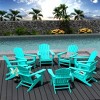 WestinTrends Dylan HDPE Outdoor Patio Adirondack Chair (Set of 8) - 2 of 4