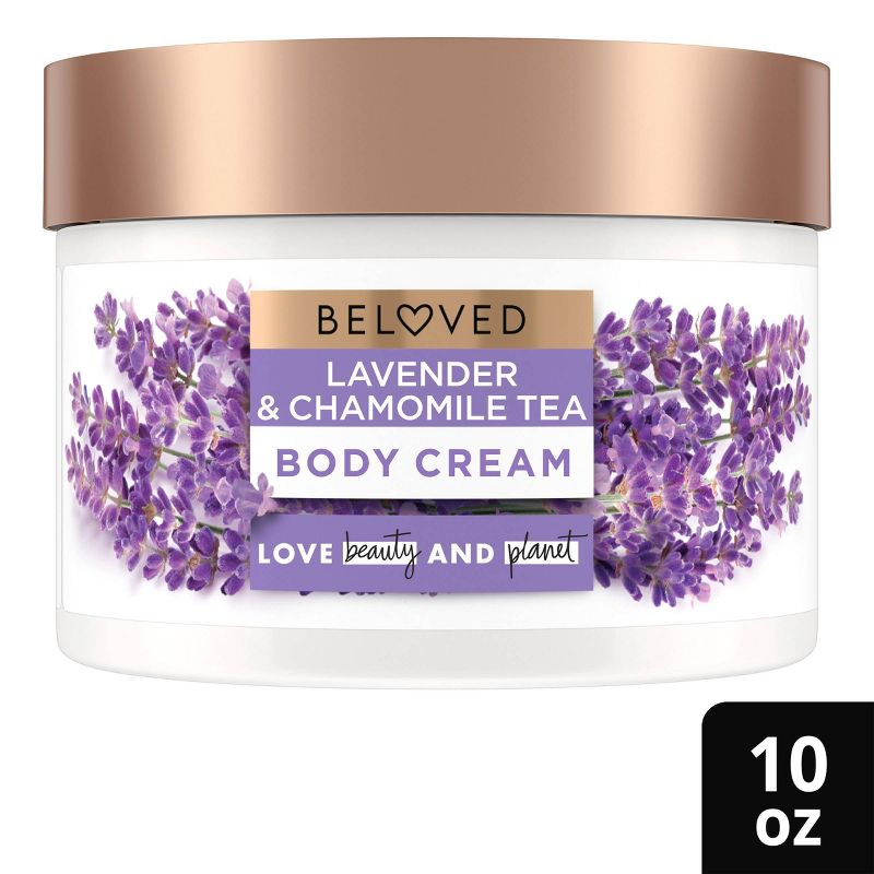 Beloved Lavender and Chamomile Tea Vegan Body Cream - 10oz, 1 of 13