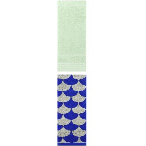 REGALWOVEN Soft Absorbent Bathroom Decorative Hand Towels for Drying 14" x 30"/13" x 29" 2 Pcs - 1 of 4