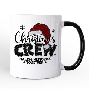 Christmas Crew Mug, Glitter Santa Hat Gift Name for Making Memories (Non-Custom Only)| OrnamentallyYou - 1 of 4