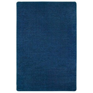 Carpets for Kids Mt St Helens Solids Collection Classroom rug, Blueberry Blue, 7' 6" x 12' Rectangle - 1 of 4