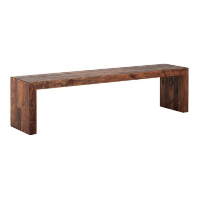 Beryl Junction Dining Bench Large Light Brown - Alder Bay