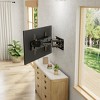 Mount-It! Full Motion TV Wall Mount | Heavy-Duty Dual Arm Articulating TV Bracket for 50 - 70 Inches Screen | VESA Compatible up to 800x450mm | Black - 2 of 4