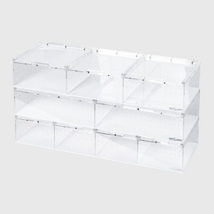 REPTIZOO 3-pack Compact Acrylic Breeding Case with Divider - 1 of 4
