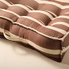 52"x24"x6" Cabana Stripe French-Style Indoor/Outdoor Floor Cushion Brown/Natural - Hearth & Hand™ with Magnolia - 4 of 4