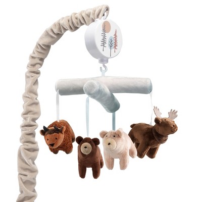 Lambs & Ivy Big Sky Woodland Animals Musical Baby Crib Mobile Soother Toy