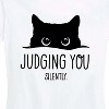Women's - Instant Message - Cat Judging You Silently Short Sleeve Graphic T-Shirt - 2 of 4