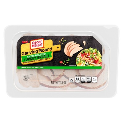 Oscar Mayer Carving Board Oven Roasted Turkey Breast Sliced Lunch Meat - 7.5oz