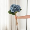 REGALWOVEN Wedding Home Decor Hydrangea Artificial Silk Flowers 17.7" 6 Pcs - 3 of 4
