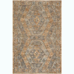 Organic ORG701 Hand Woven Area Rug Slate / Natural 4' X 6' - Safavieh. - 1 of 4