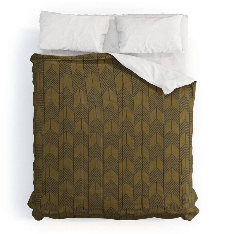 Long Arrow Polyester Comforter & Sham Set - Deny Designs, 1 of 6