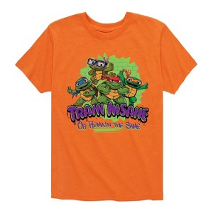 Boys' - Teenage Mutant Ninja Turtles Mutant Mayhem - Train Insane Short Sleeve Graphic T-Shirt - 1 of 3