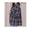 Women's Plaid Shacket With Pockets - Mikarose - 2 of 3
