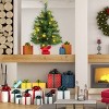 Costway 2 FT Pre-Lit Tabletop Fir Artifical Christmas Tree Led Lights - 3 of 4